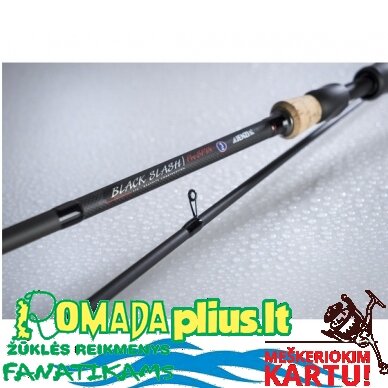 Spininigas Black Slash 2.10m 6-18g Japan Sveria 80g! 1