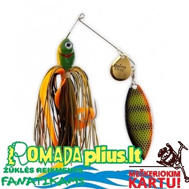 Spinnerbait blizgė PRO UV-Efektu Lydekinė Starkinė Pagaminta Japan 1