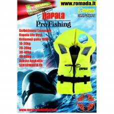 RAPALA Gelbėjimosi liemenė Life Vest 100N Pilna Apsauga Garantuota!