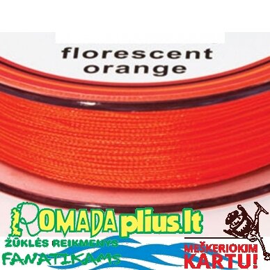 Valas Fly line BACKING 20lb Fluo Orange Wychwood 1