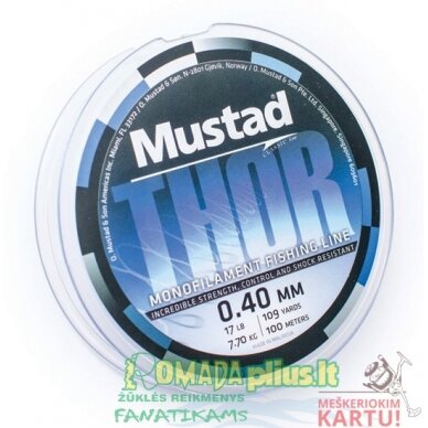 Valas Mustad Thor Mono 100m Blue