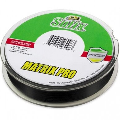 Valas Pintas Sufix Matrix Pro Black 250m 0.35mm Finland