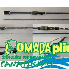 Vienetinis gaminys Ekskliuzyvinis Rankų Darbo Japan Spiningas Falx BLUE RAPID 2.53m, 5-25g