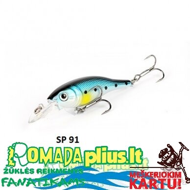 Dabar tik 6.59! Vobleris Perch Killer 5.5cm Finland 6