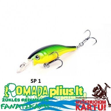 Dabar tik 6.59! Vobleris Perch Killer 5.5cm Finland