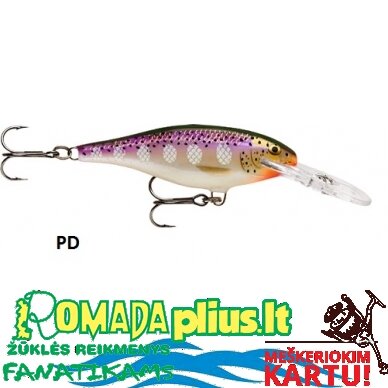 Vobleris RAPALA Shad Rap SR-9 7