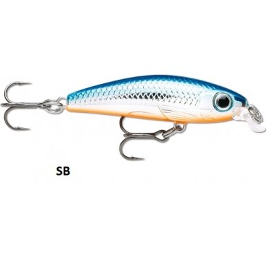 Vobleris RAPALA Ultra Light Minnow 3