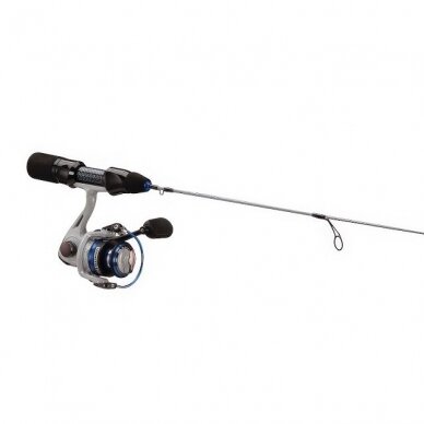 Žieminės meškerės 66cm su ritė komplektas 13Fishing White Ice Combo 1