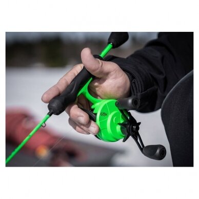 Žieminis SPININGĖLIS + RITĖ 13 FISHING PICKLE ICE COMBO 25'' MH 3